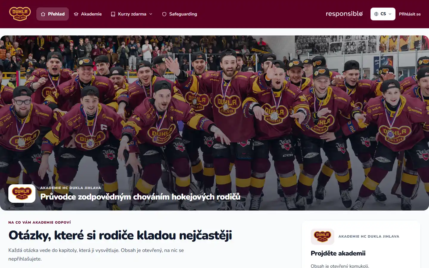 Academy of HC Dukla Jihlava