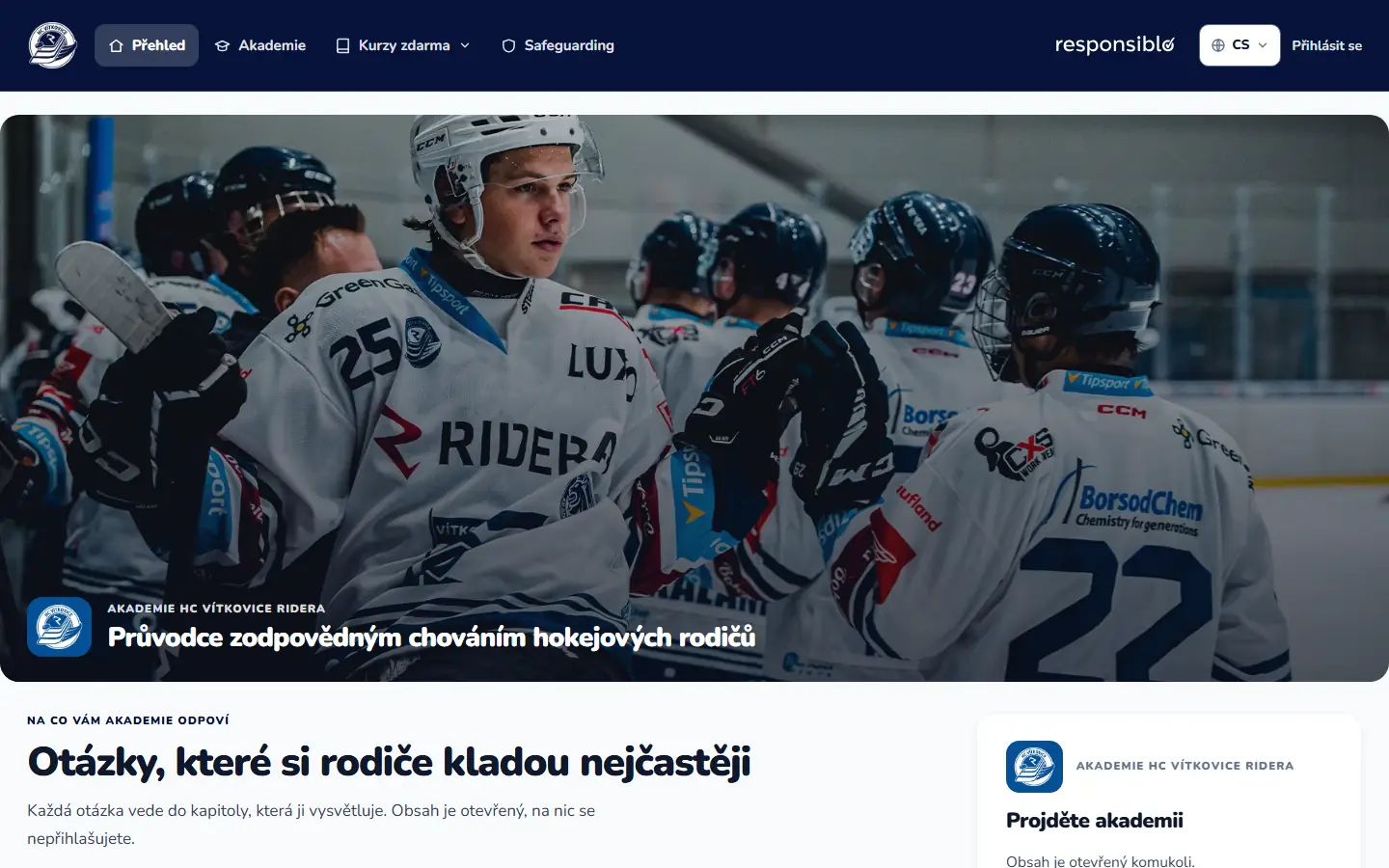Academy of HC VÍTKOVICE RIDERA