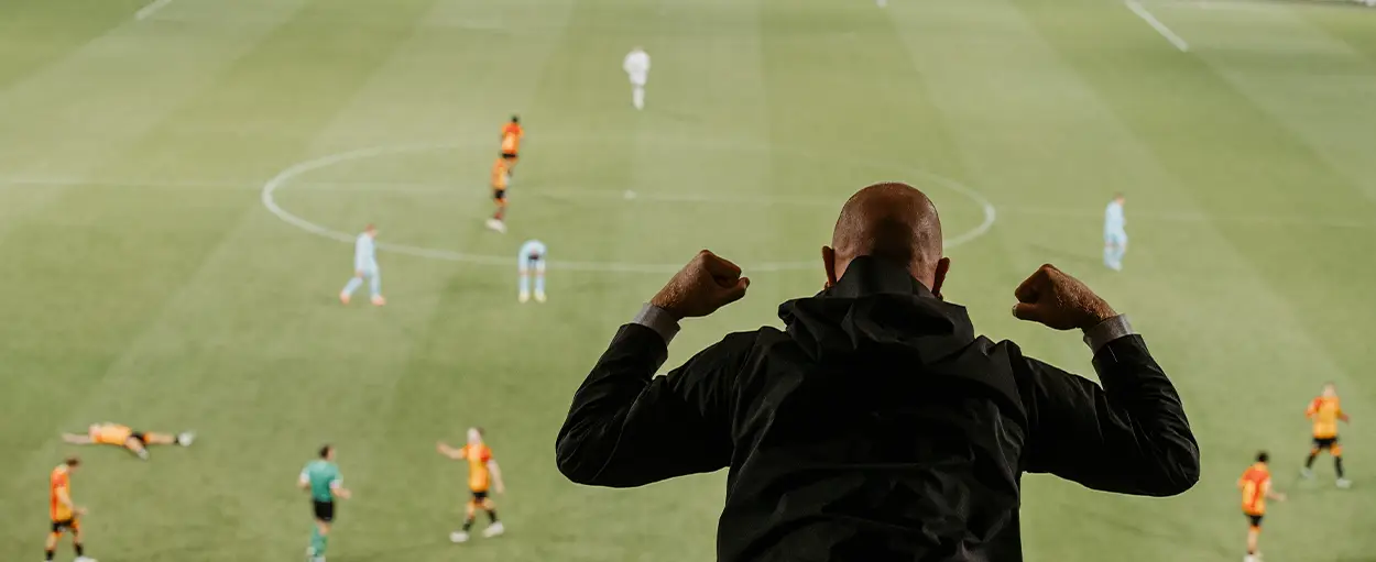 Positief aanmoedigen vanaf de zijlijn