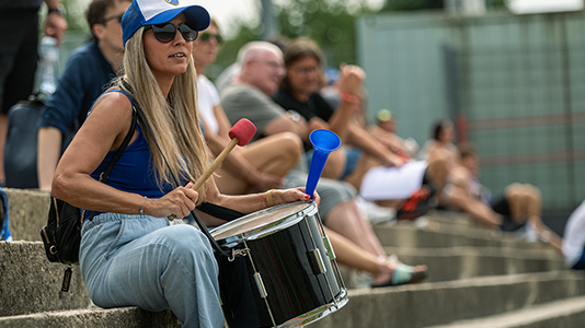Showing respect to opposing fans and parents